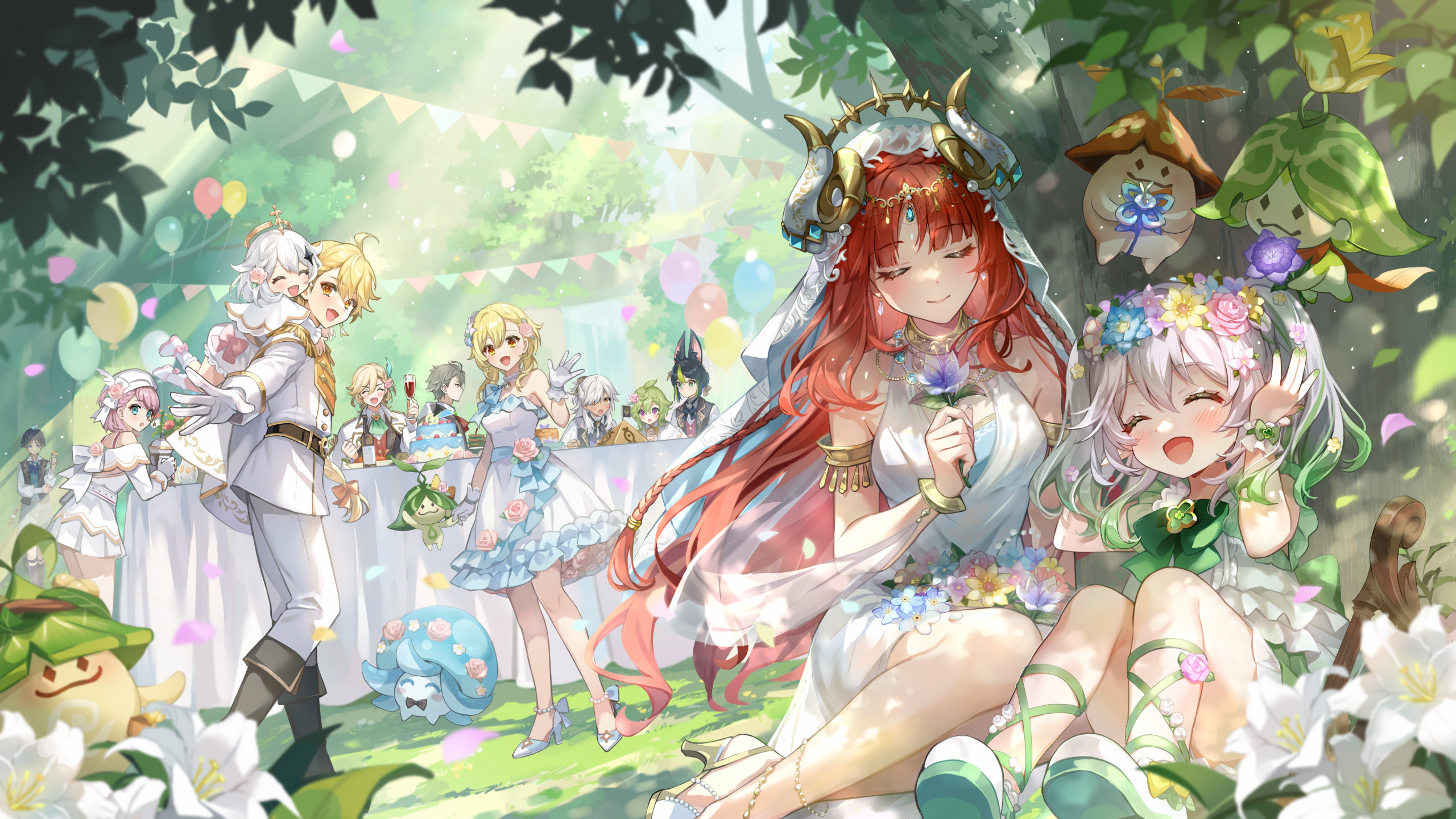 花神诞祭～cr:画师 qi234#原神5.1版本##原神纳西妲##原神# ​​​