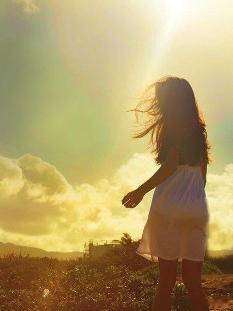 Keep your face to the sunshine and you c