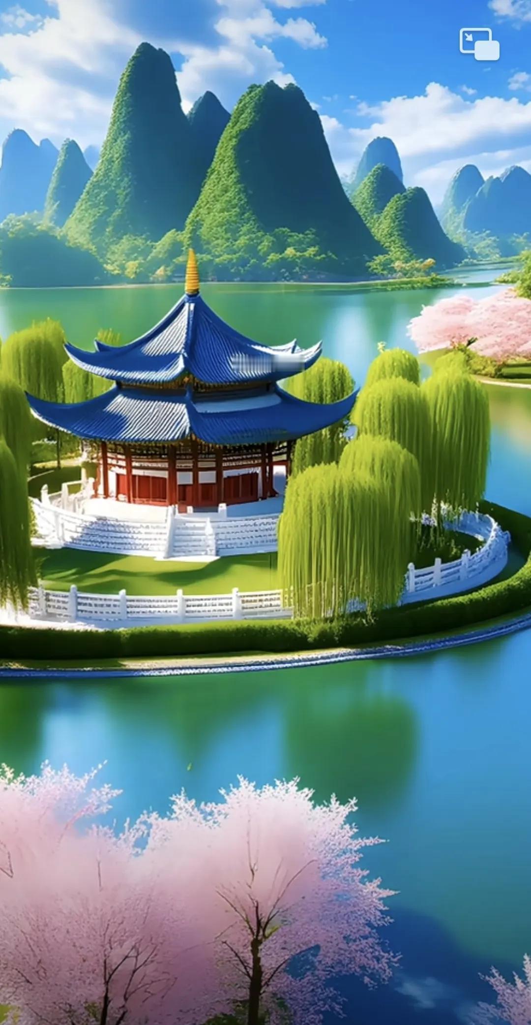 桂林风景异，秋似洛阳春。晚霁江天好，分明愁杀人。卷云山角戢，碎石水磷磷。世业事黄