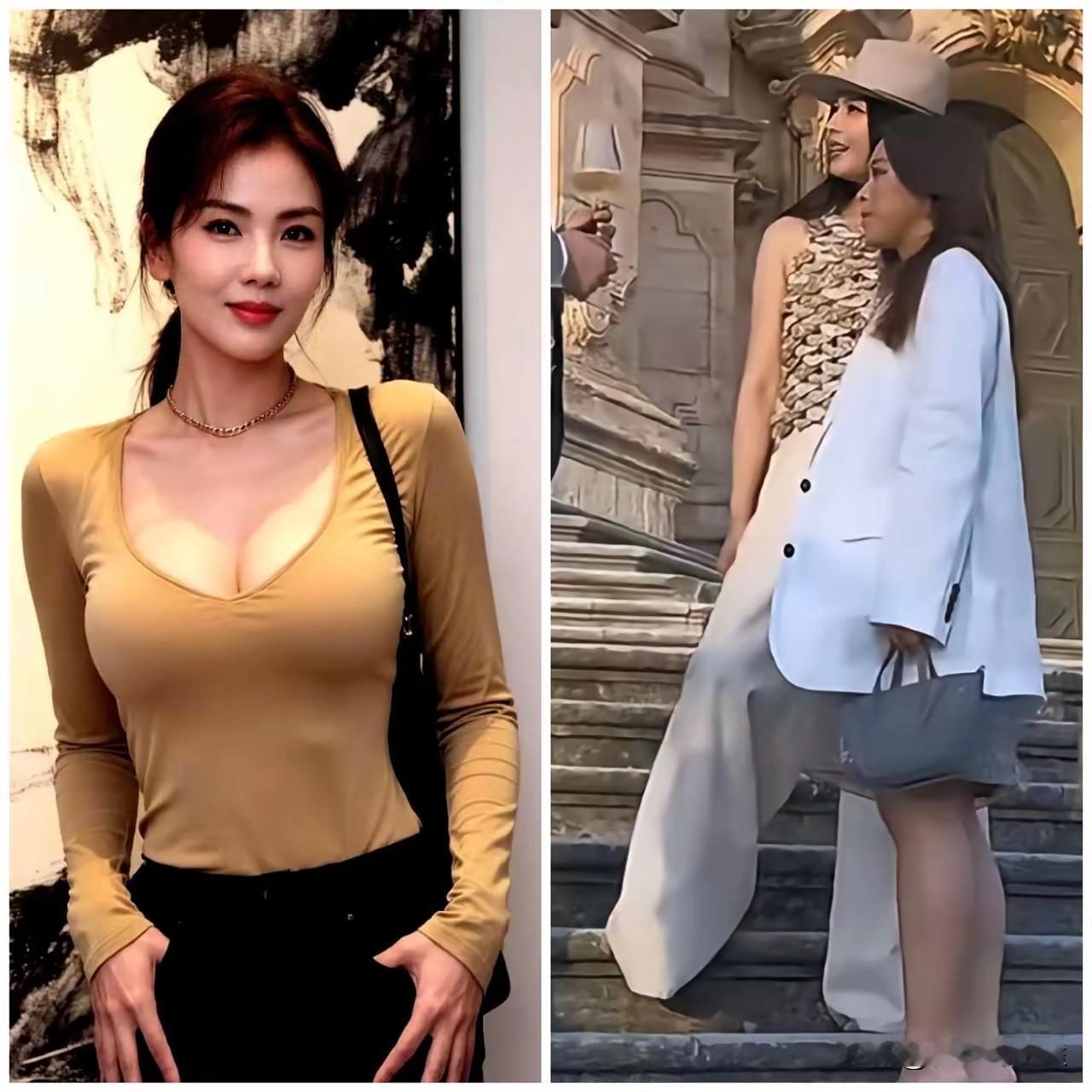 要不是这次刘涛意大利旅游，
我还真不知道，
原来刘涛的女儿王紫嫣居然今年都已经年