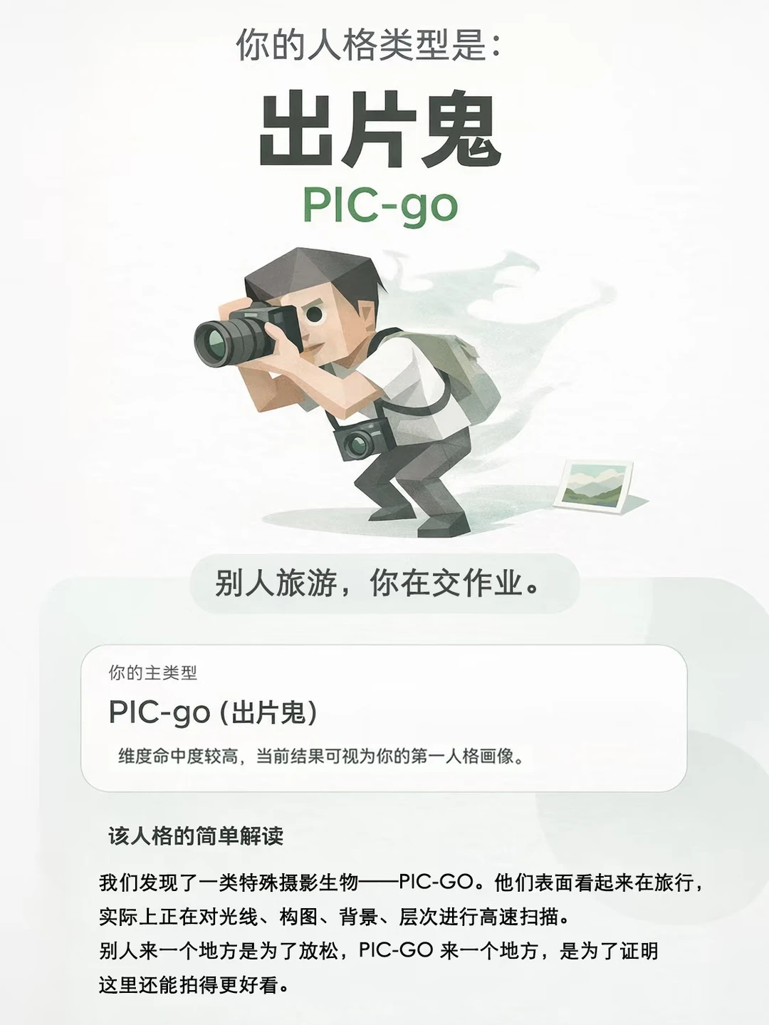 没招了，确诊出片鬼 PIC-go