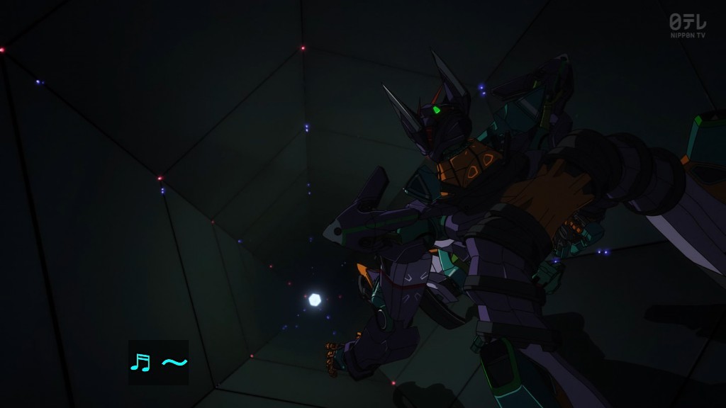 『机动战士GUNDAM GQuuuuuuX』第10话：GFreD打开头部强制对接