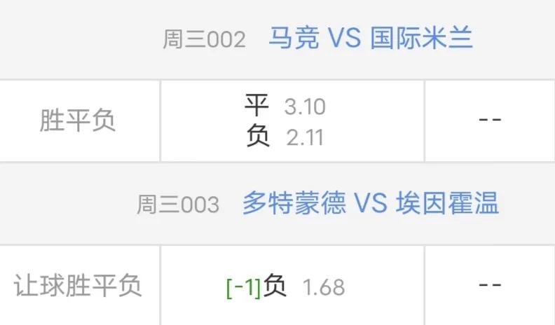 面对悍匪西蒙尼的主场，国米可以守住胜利的果实吗？荷甲的埃因霍温真的软弱可欺吗？
