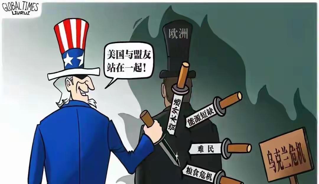 欧洲现在是“骑虎难下”了
一直跟着美国制裁中国
结果，一转眼美国和中国谈下了天价