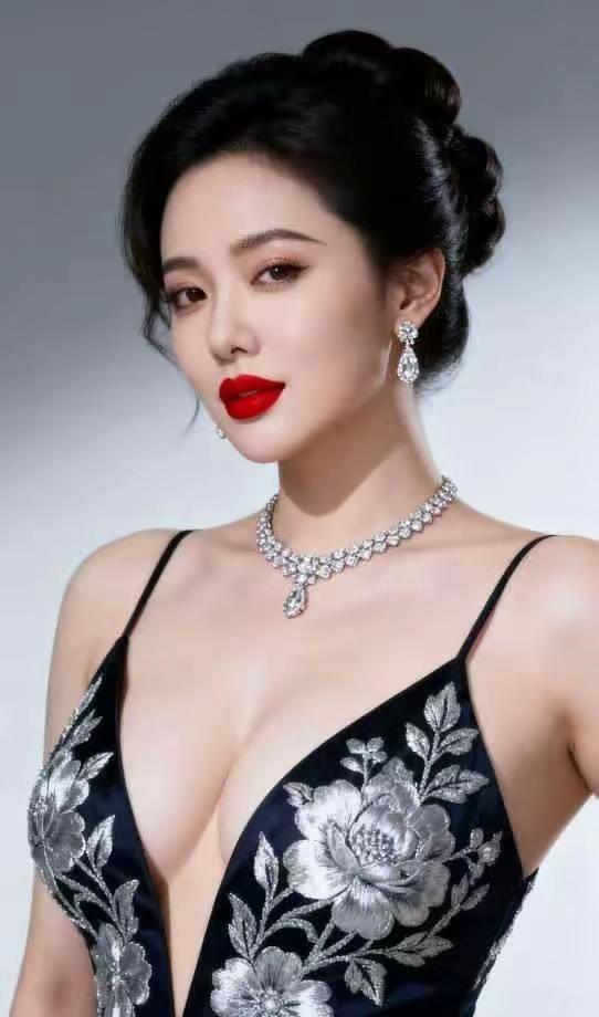 华丽晚礼服穿着