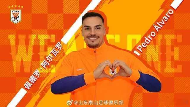 官方：山东泰山签下25岁葡萄牙中卫佩德罗-阿尔瓦罗北京时间2月15日，山东泰山官