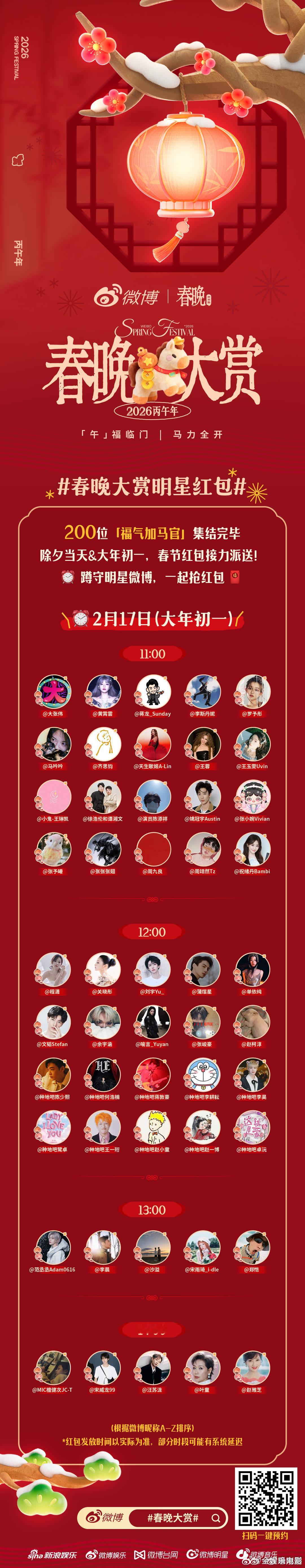 陈卓璇红包井胧红包陈靖可红包除夕发的红包 