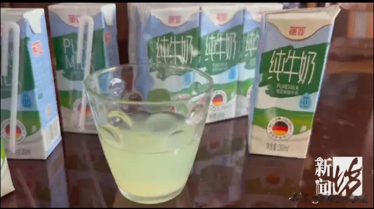 一款国产牛奶99.6 ％是水，和清水一样，
专家说可能罐装环节出了问题！
无独有