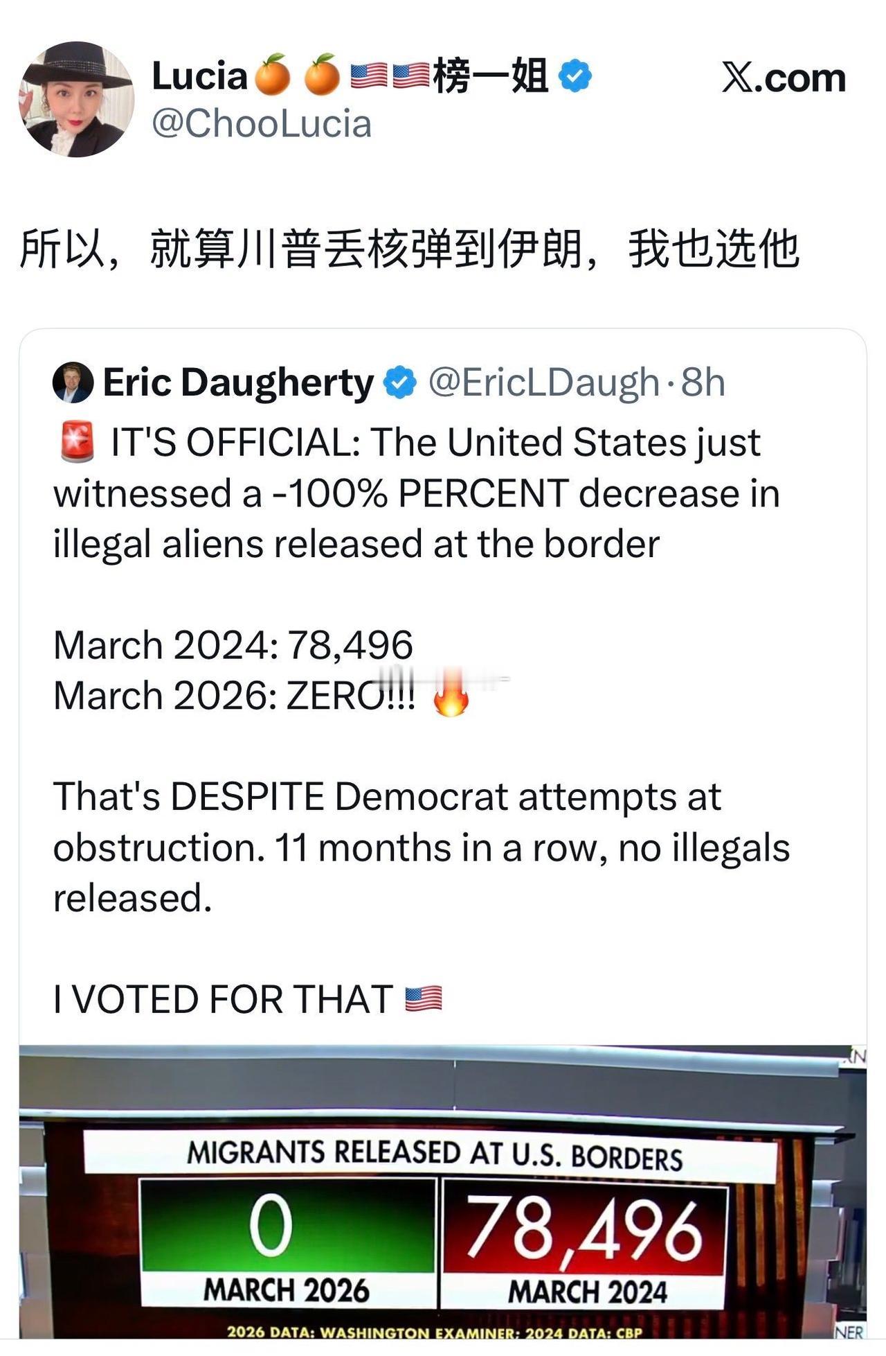 这是华人皈依者狂热吗？直接就谈到了核弹？