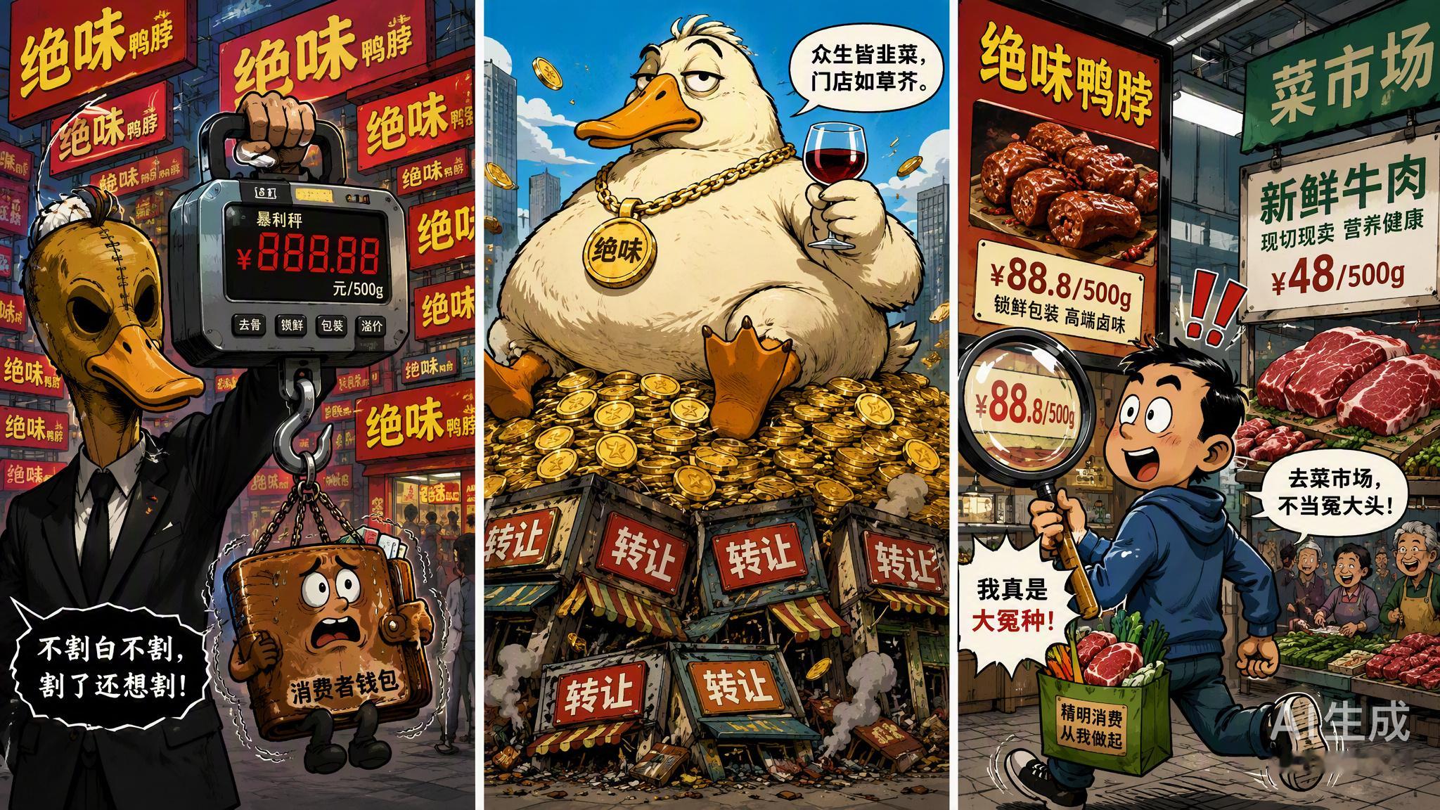 绝味鸭脖的困境，本质上是品牌在万店狂奔中丢掉了与消费者的“体面契约”。当单价折算