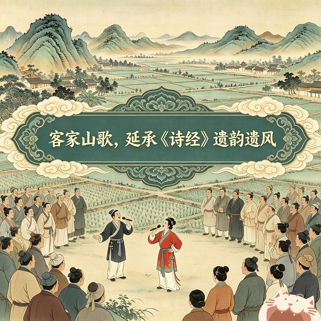 客家山歌与《诗经》，存在深刻的文化血脉关联。因为，《诗经》中最核心的艺术手法，在