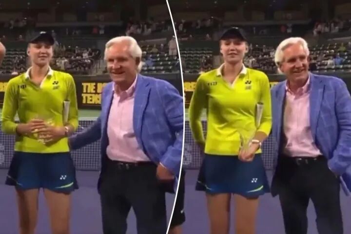 【#莱巴金娜回应疑似遭遇咸猪手#】#莱巴金娜说咸猪手事件什么都没发生#  此前，