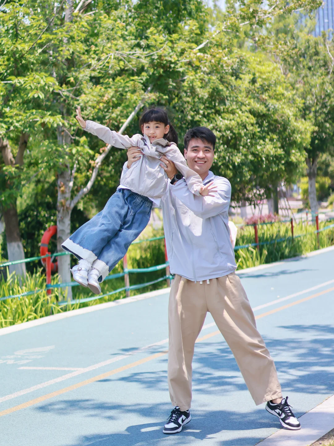 🧡爸爸带娃，主打一个“糙”但靠谱！