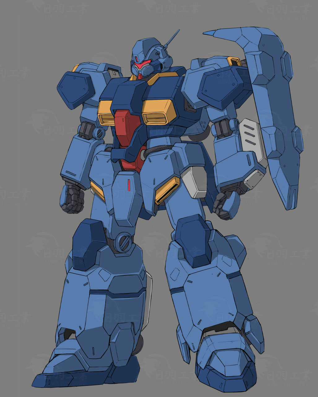 日羽工業的古斯塔夫·卡尔00型，和变色版——杰斯塔夫·卡尔高达