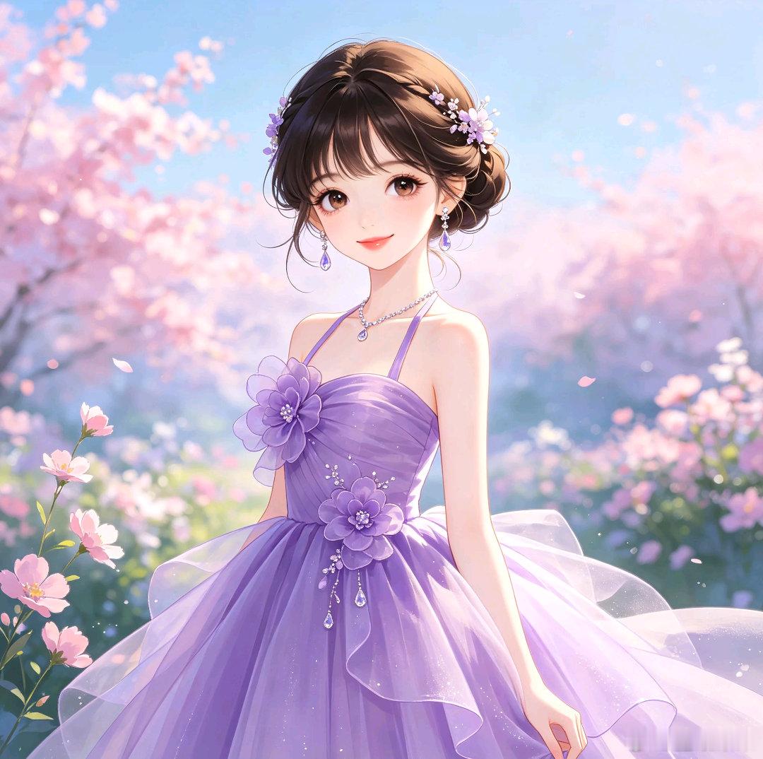 甜美优雅女生闺蜜头像 