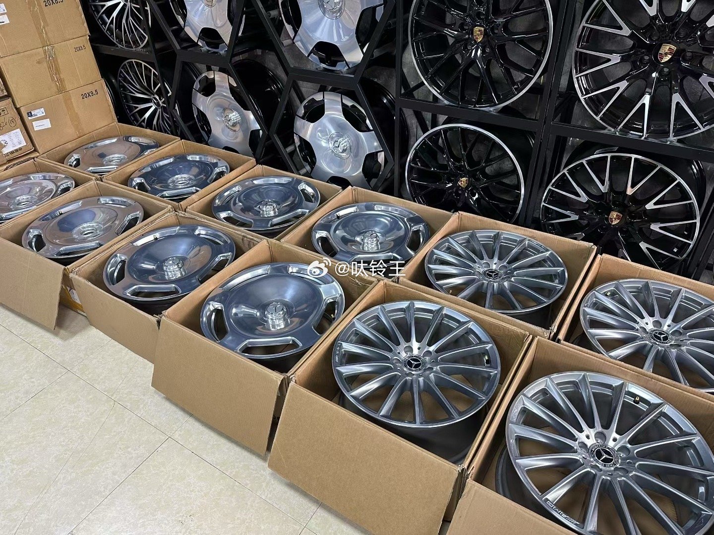 原厂轮毂 迈巴赫S680 奔驰S450 到货 [耶]21寸迈巴赫EQS680 ，