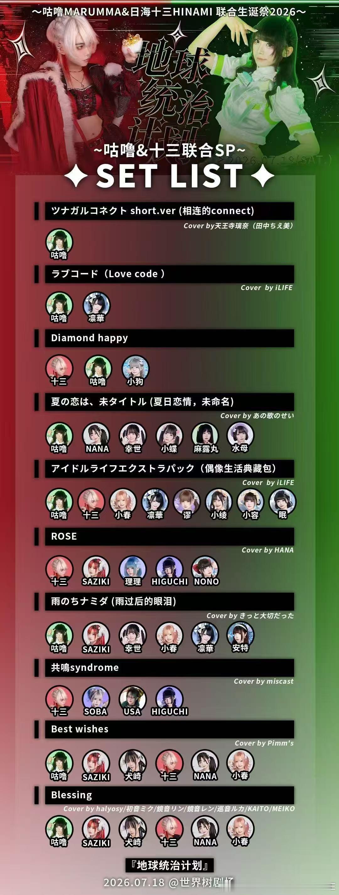好玩的来了嘉宾list：