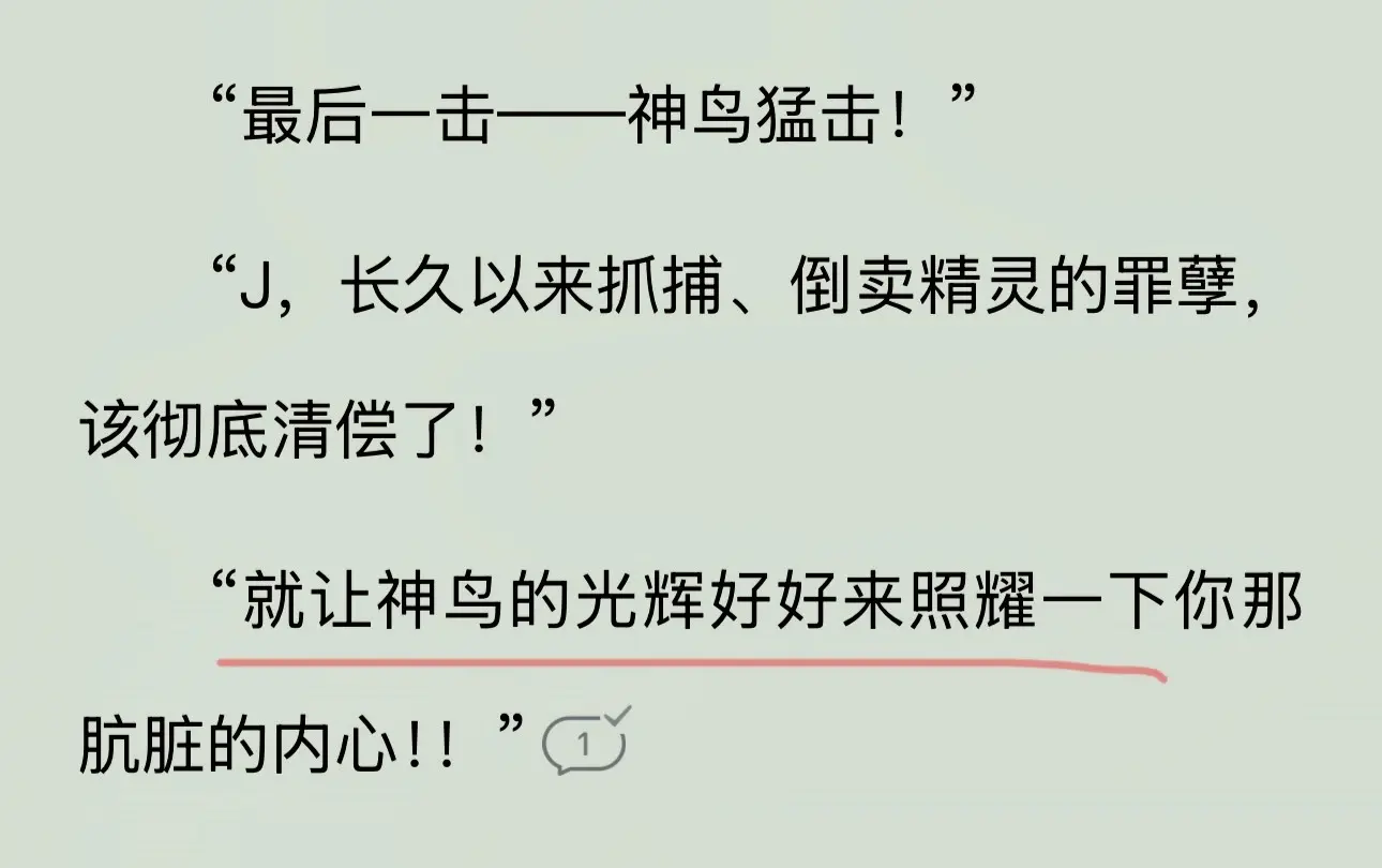 就让神鸟的光辉好好来照耀一下你那肮脏的内心！