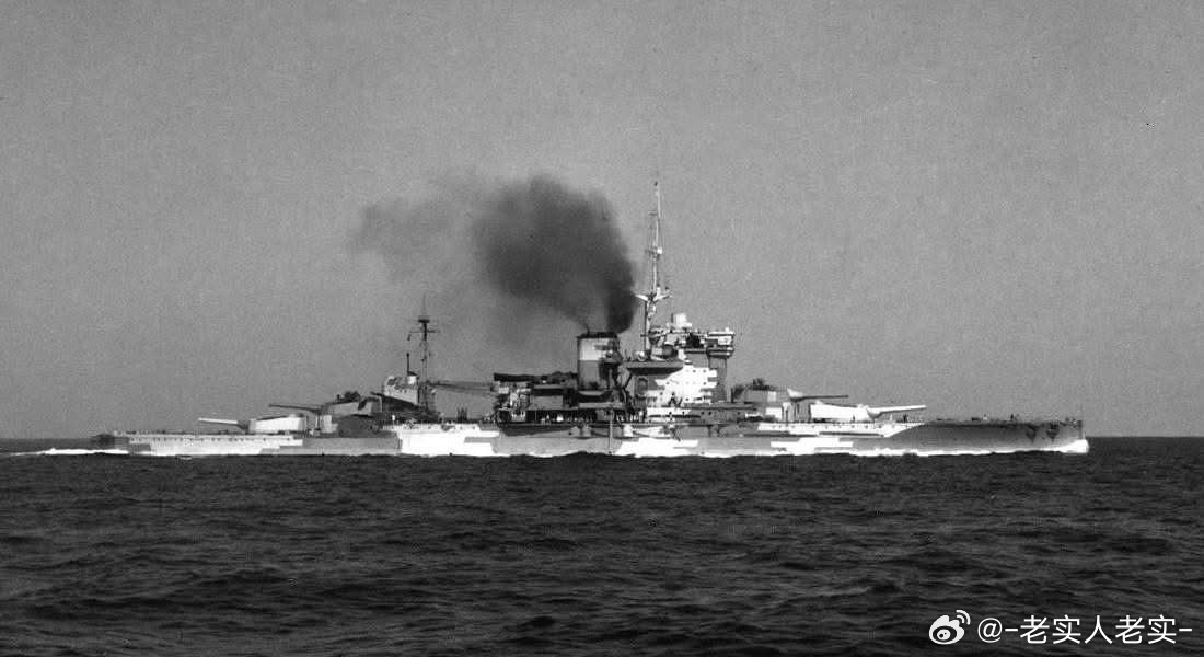 厌战号在地中海，摄于1941年军事历史全触达中外舰闻每天认识一件兵器 ​​​