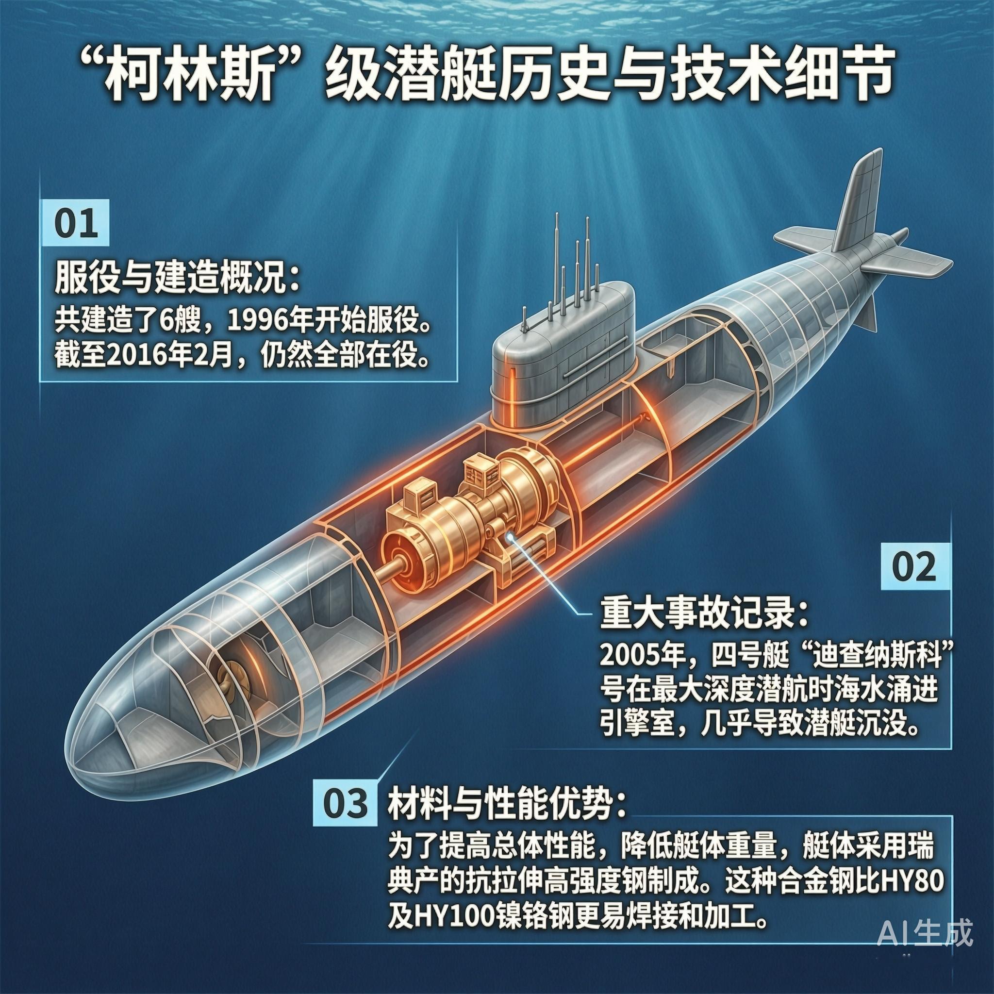 军事ai新视野 澳大利亚“柯林斯”级潜艇“柯林斯”级潜艇是澳大利亚海军最新型的常