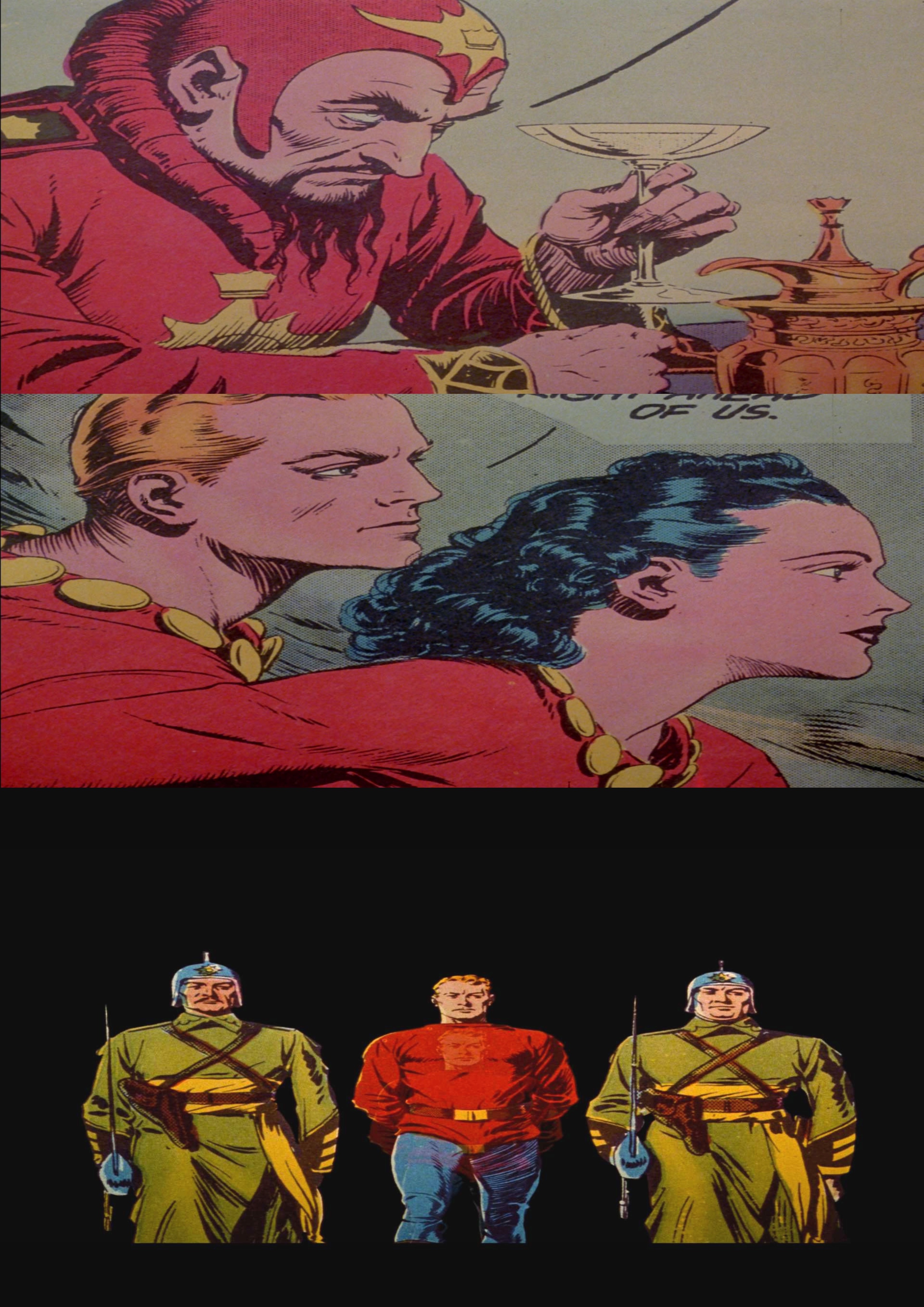 浮夸到底的早古漫改片《飞侠哥顿》漫画原作比超人还要早几年，借着里夫版《超人》和星