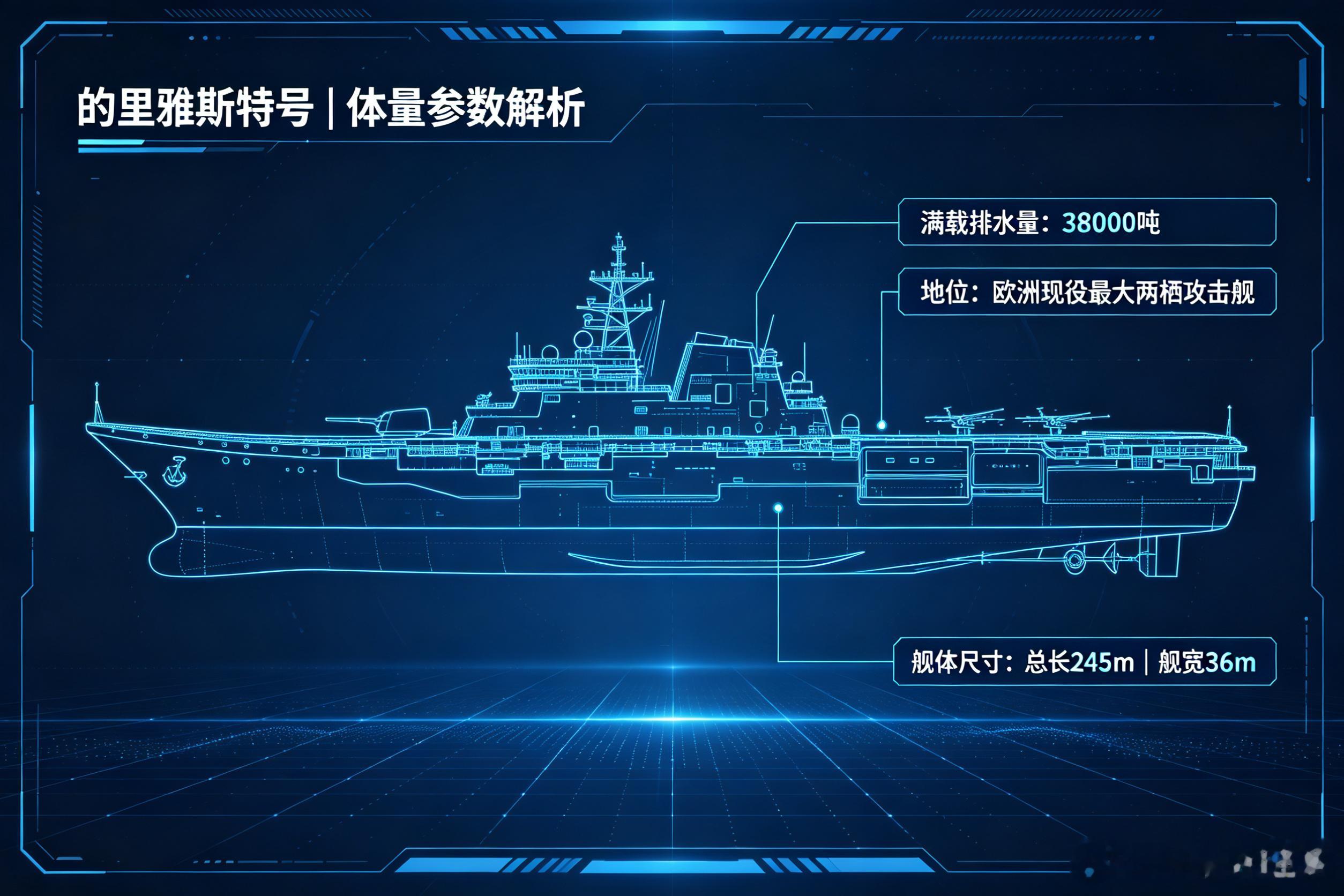 欧洲两栖标杆：意大利的里雅斯特号两栖攻击舰深度解读作为目前欧洲吨位最大的两栖攻击