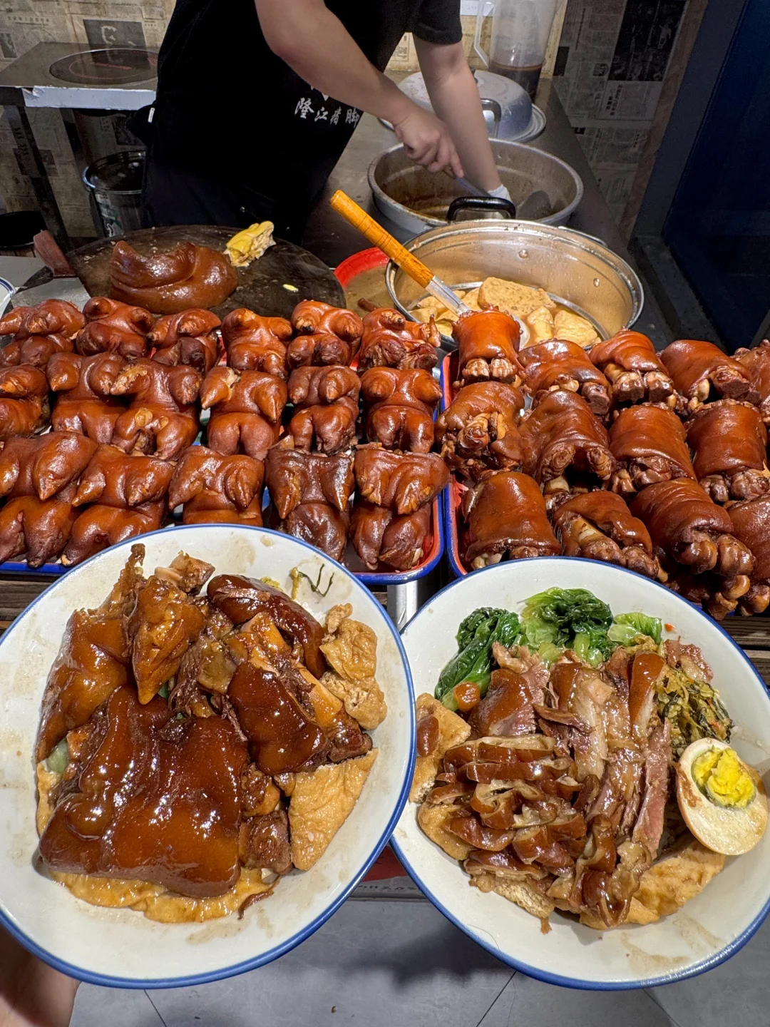 杭州最牛好吃的猪脚饭。。。。。。