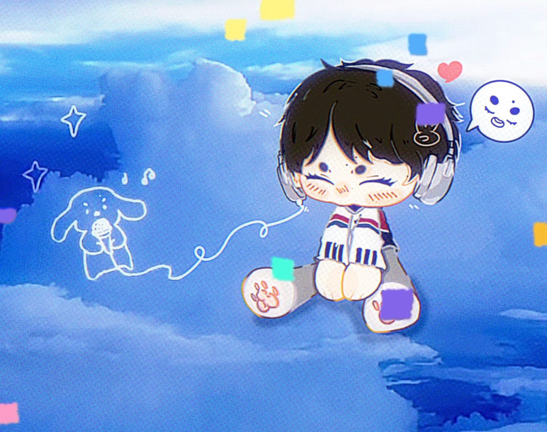 没见面的日子里音乐🎶会将我们连接^_^ ​​​