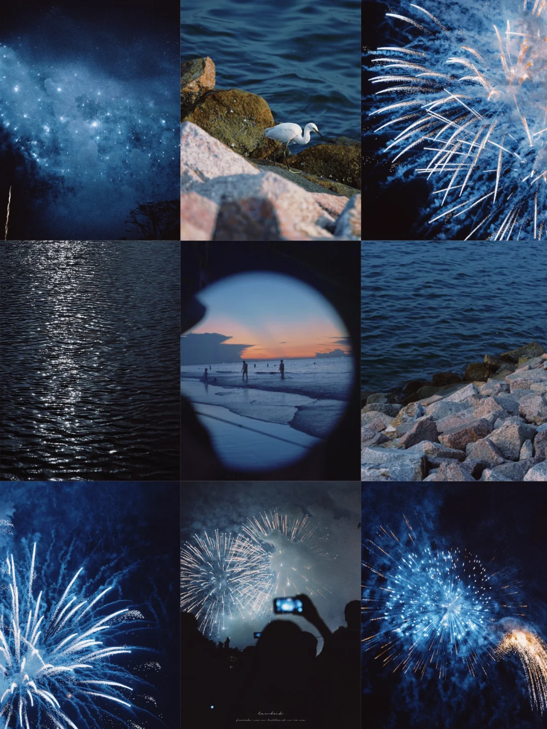 手机调色✨冬日氛围暗蓝调滤镜🌌拯救废片❗️