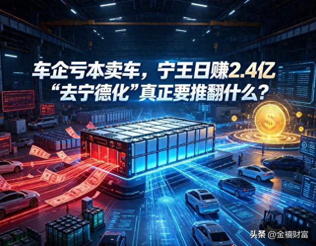 车企亏本卖车，宁王日赚2.4亿：“去宁德化”真正要推翻什么？