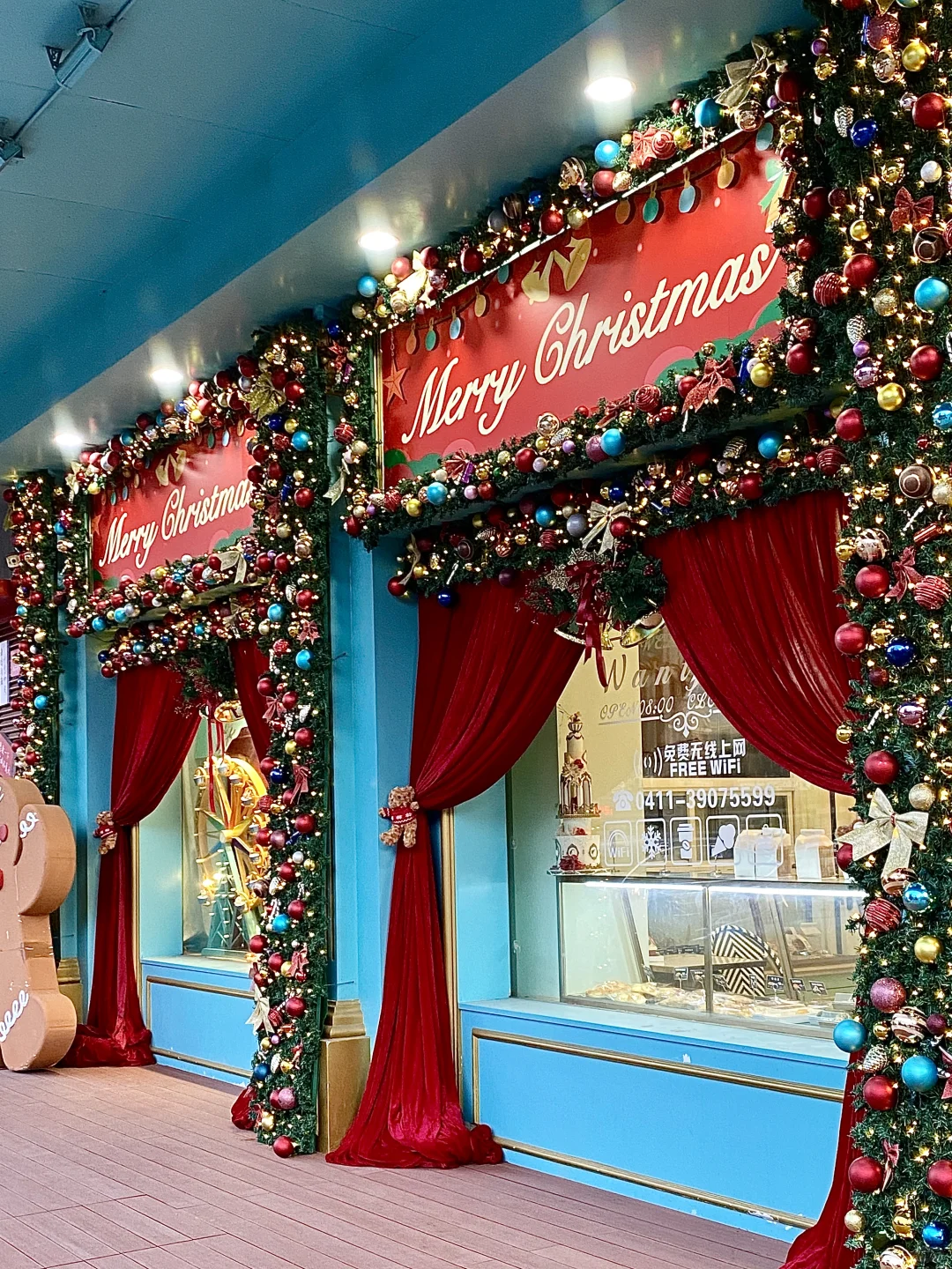 大连民主广场！圣诞🎄浪漫具象化了🎊🎀