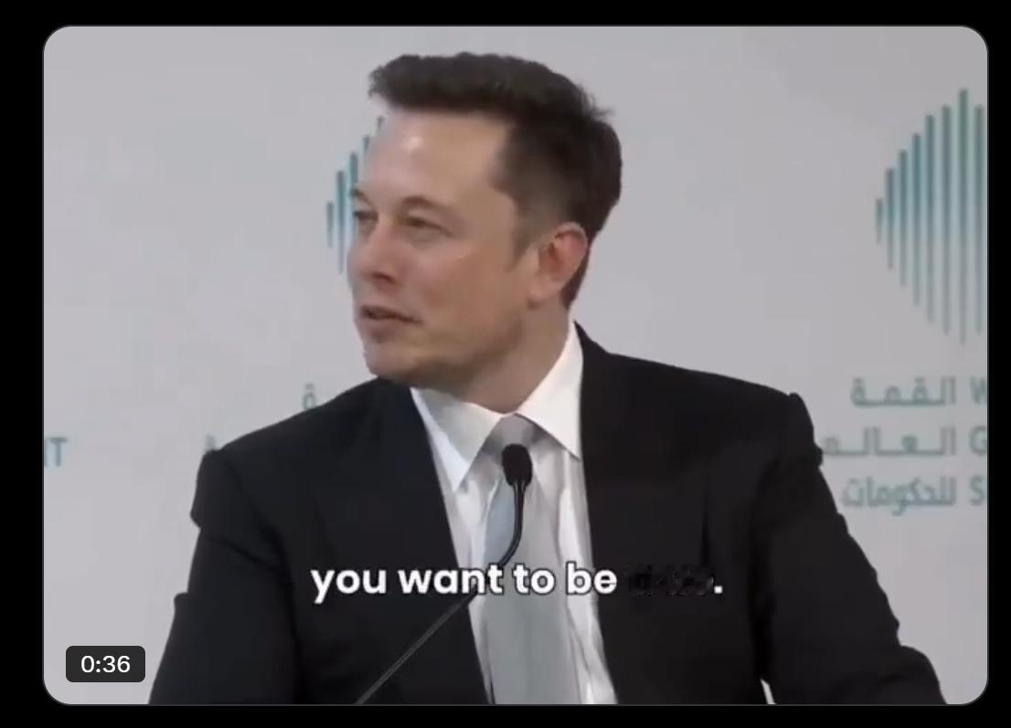 Elon Musk：“人们最常犯的一个大错误，包括我自己也深受其害——就是一厢情