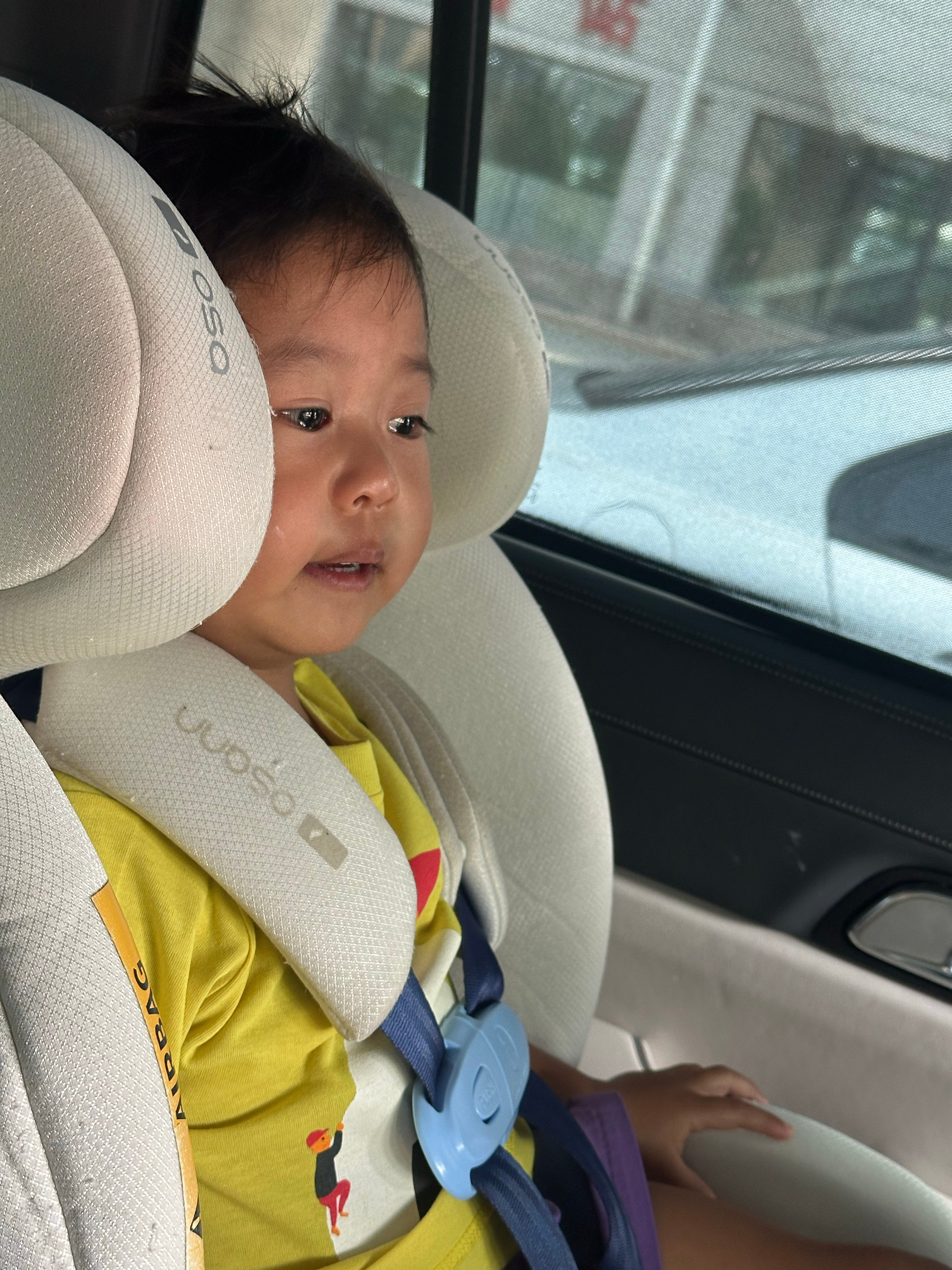 爸爸放小兔子乖乖哄睡，又给孩子气哭了。 