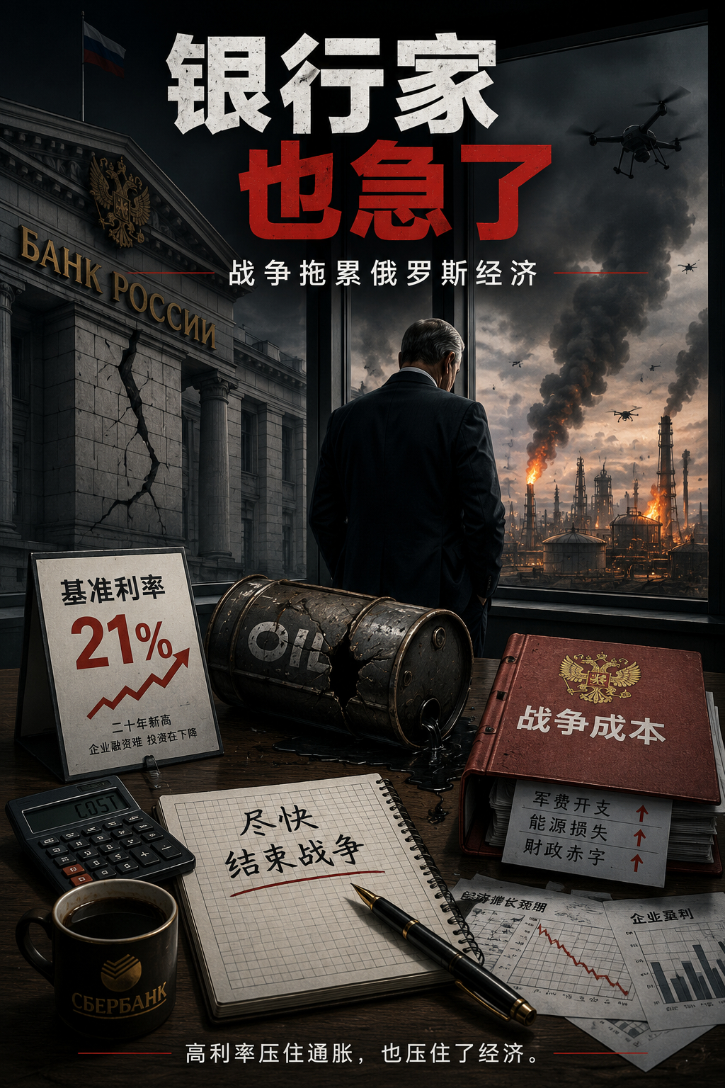 俄罗斯经济界再次出现要求尽快结束战争的公开声音。俄罗斯联邦储蓄银行（Sberba