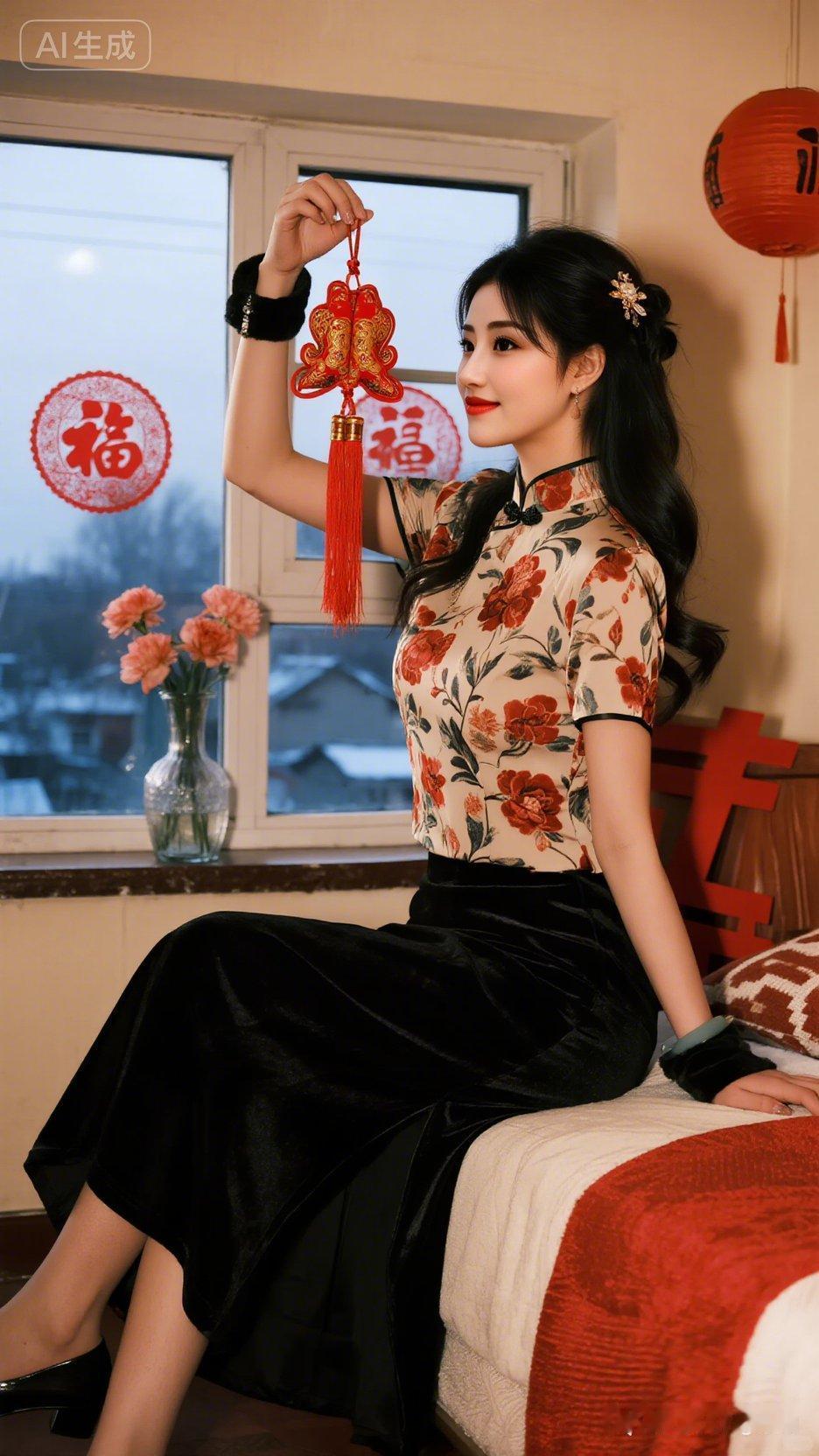 新年福气满满，红红火火迎春来！💐🏮