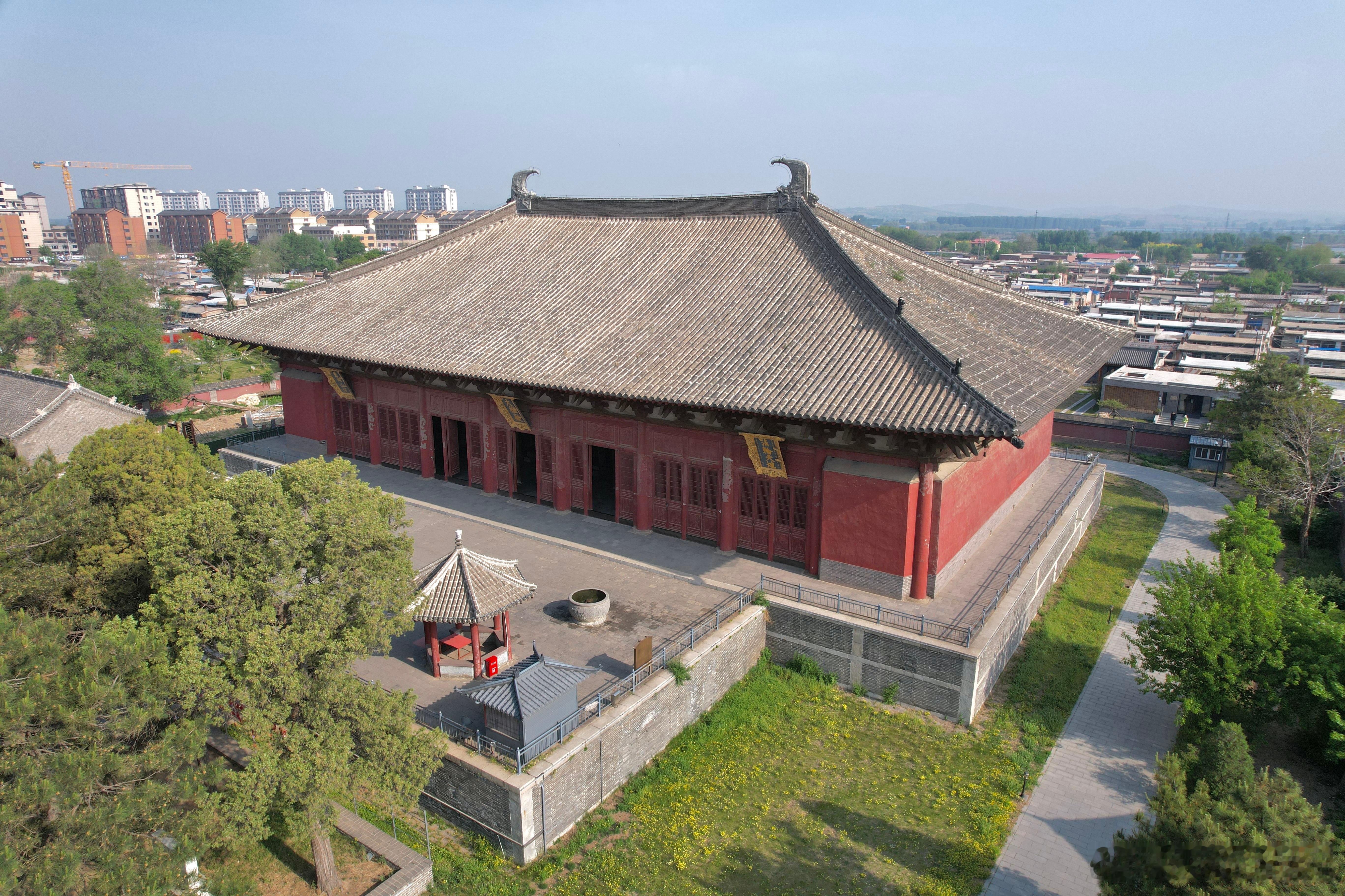 又见奉国寺大雄殿，壮观，辽代巨构永远是我的最爱。#古建筑[超话]#  ​​​