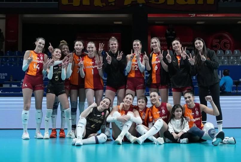 王媛媛发扣拦俱佳，加拉双杀巴黎圣云晋级4强

2025-2026女排欧联杯1/4