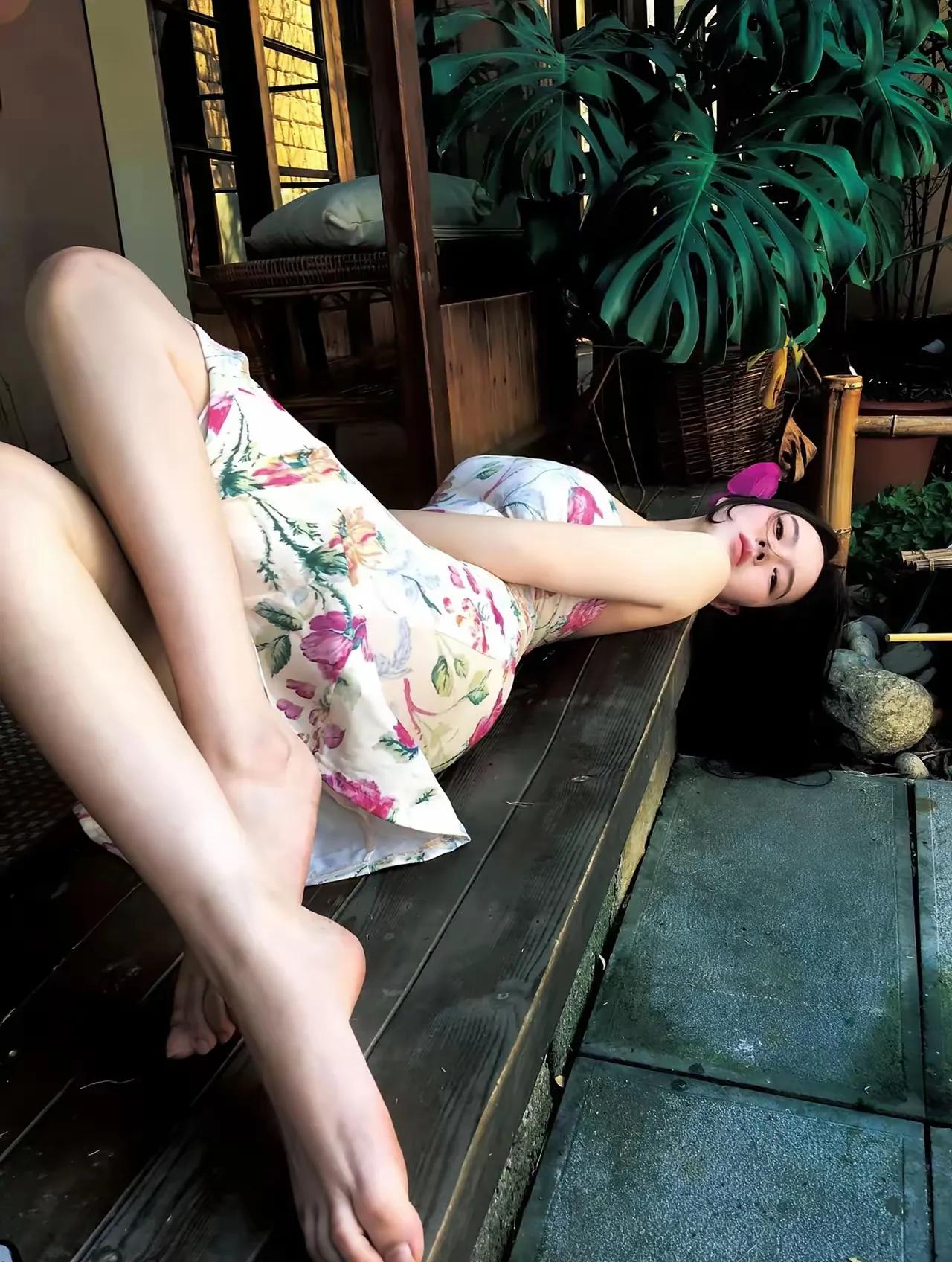 景下藏仙女，是景美还是人美呢！大伙説说！