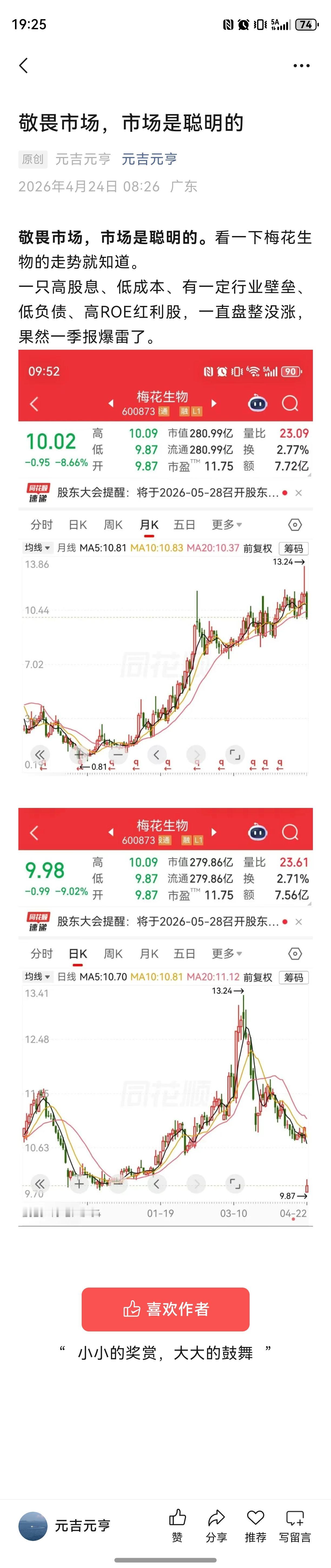 敬畏市场，市场是聪明的