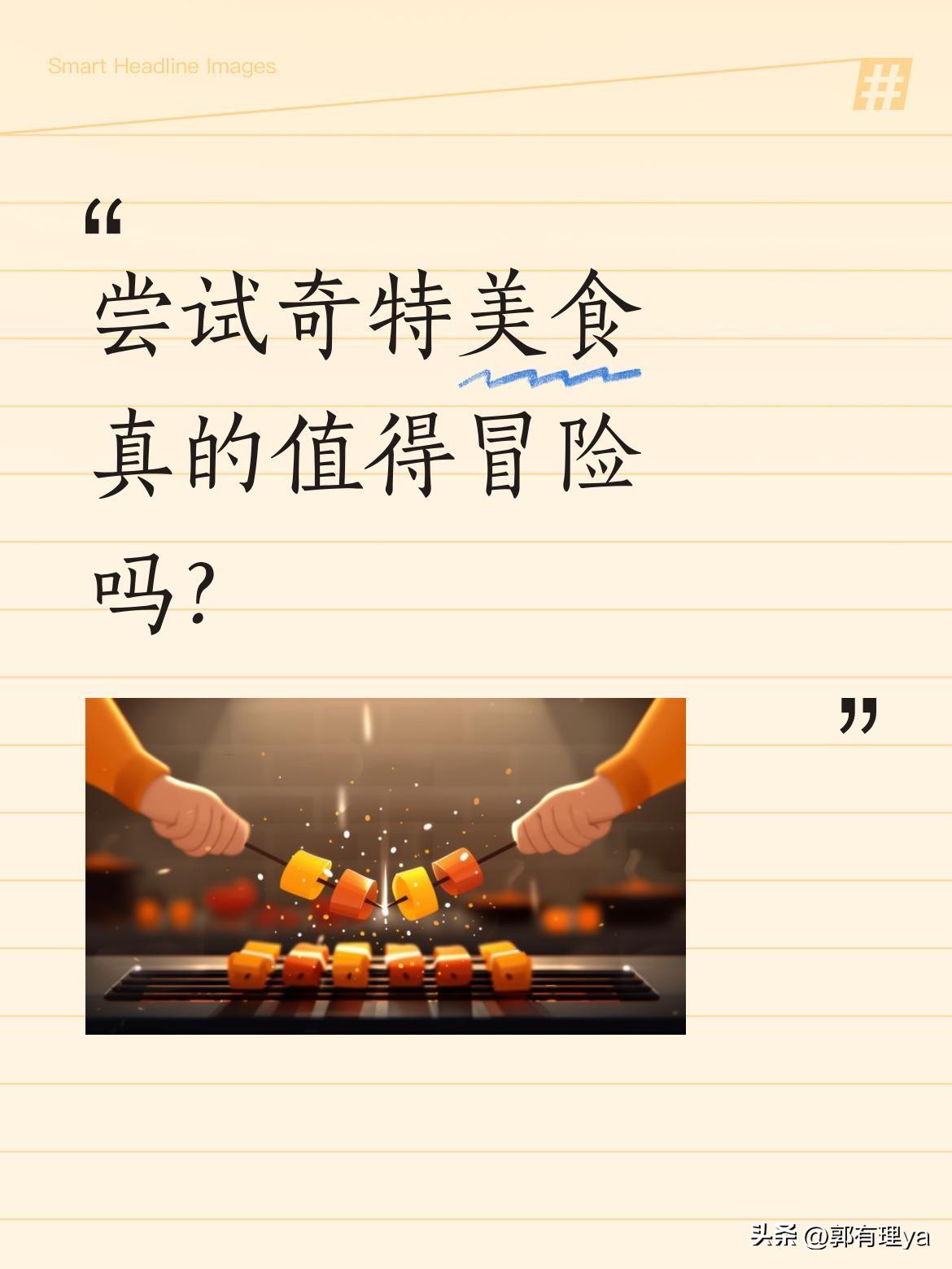 尝试奇特美食真的值得冒险吗？
最近有博主挑战各种奇特食物，从难嚼的海茄子到直接刺