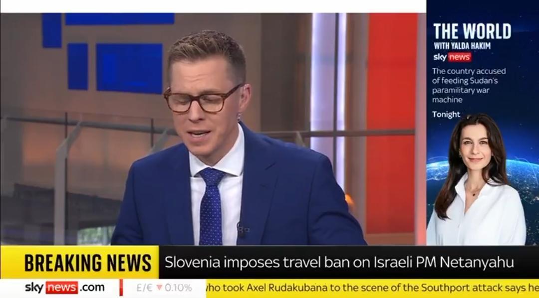 🚨🇸🇮🇮🇱突发新闻:斯洛文尼亚禁止内塔尼亚胡入境
据路透社援引斯洛文尼