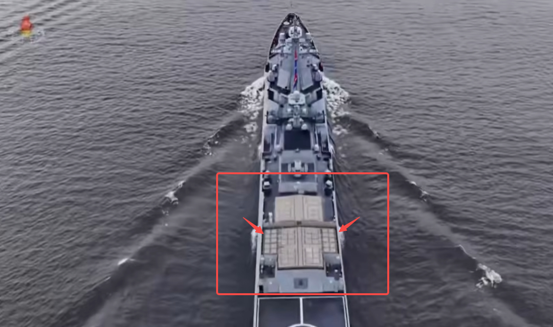 朝鲜崔贤号驱逐舰后部重新修改的垂发布置 