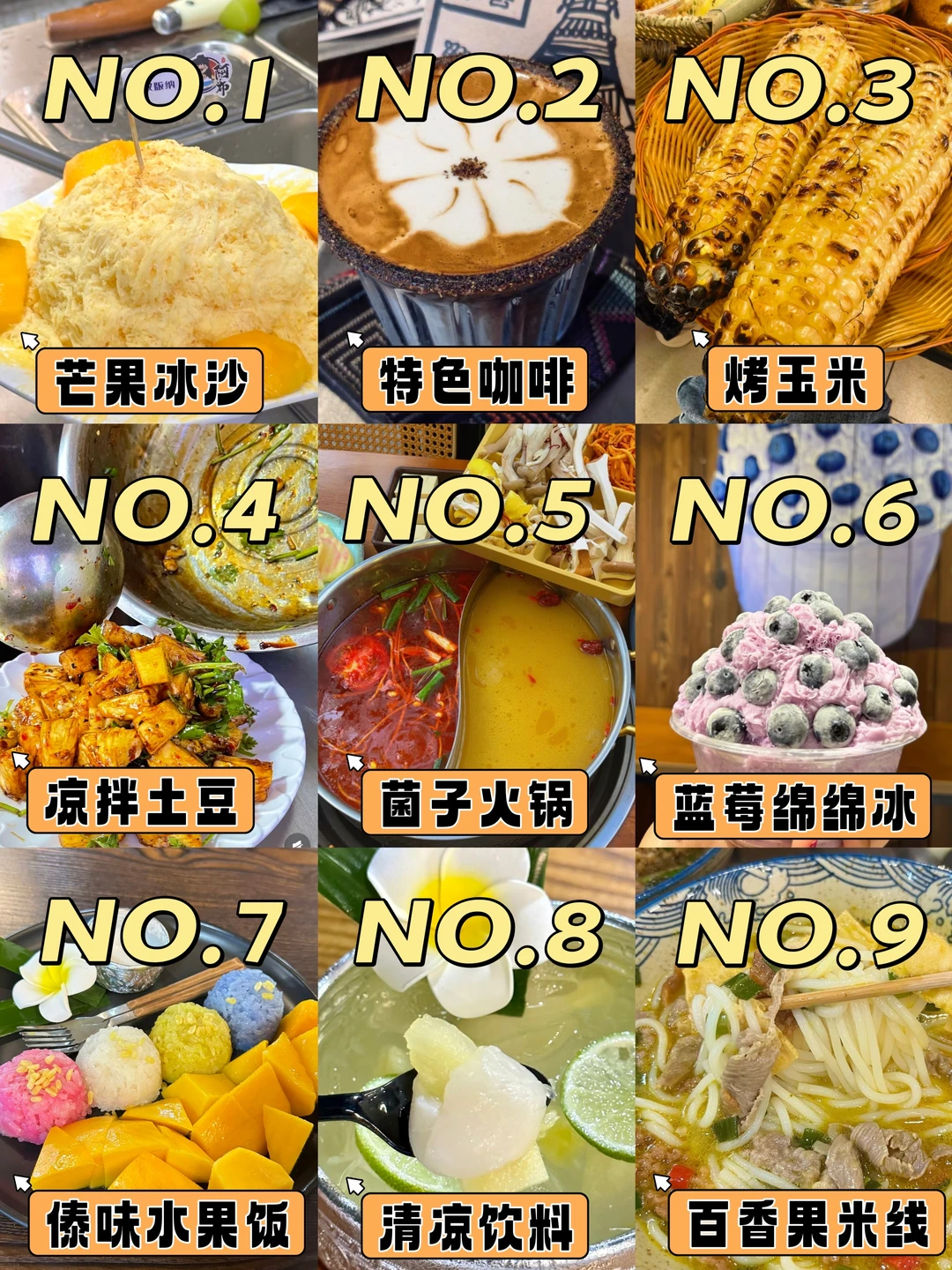 我的西双版纳逛吃48小时。。(15家合集)