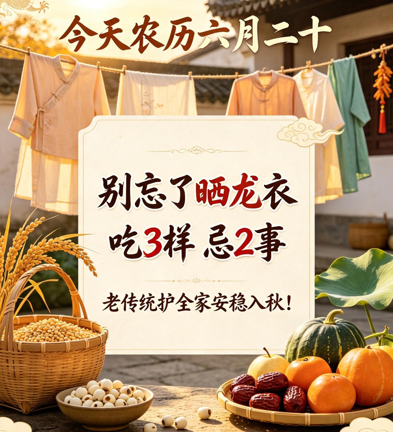 【今天 8月2日｜六月二十：中伏第9天，别光吹空调，这3样不吃亏，2件事别犯】