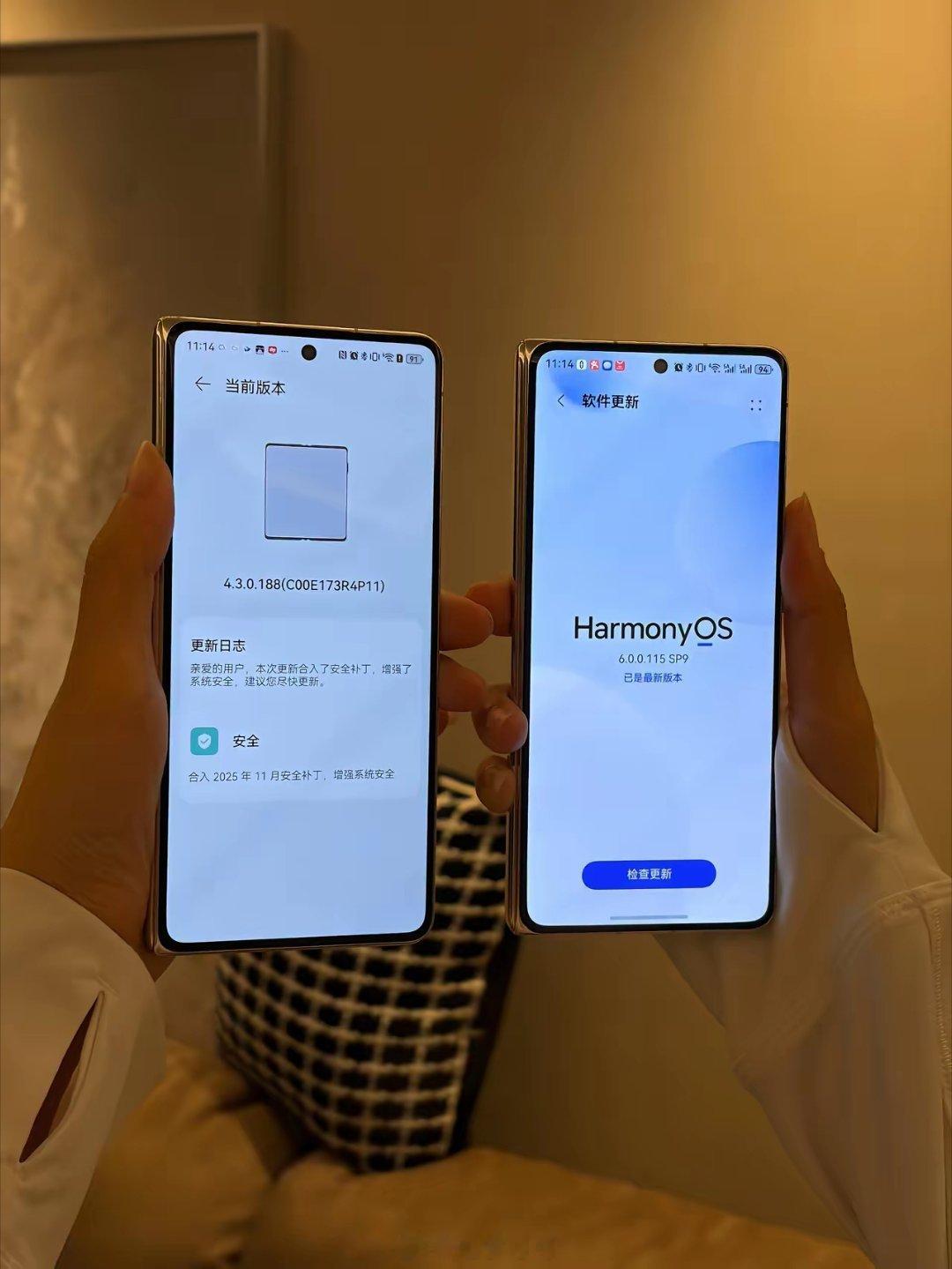华为 Mate X6 换 Mate X7从来不升级手机系统，等于这次直接从鸿蒙 
