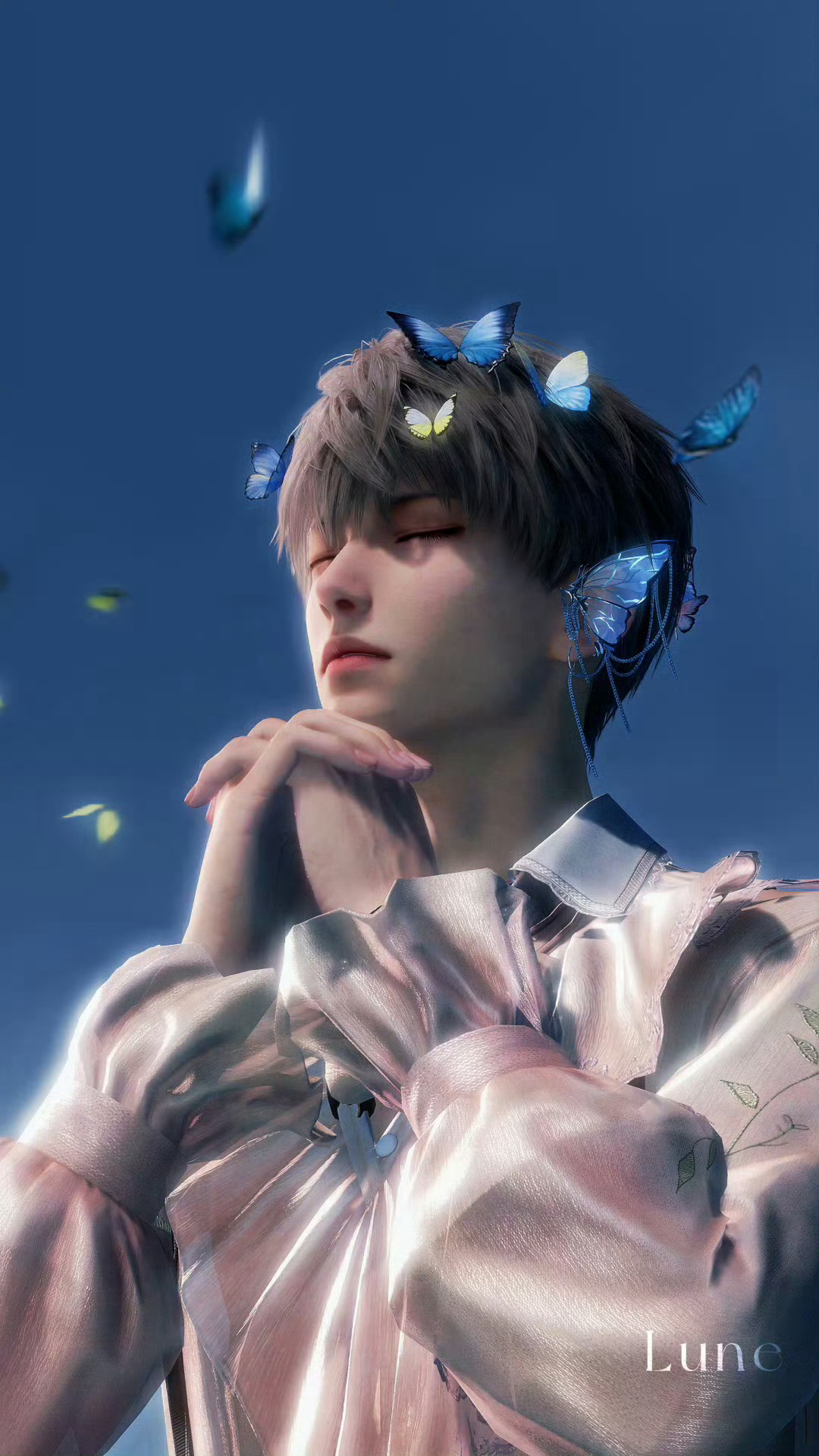 蝴蝶与少年cr十二月落Lune恋与深空. 沈星回 