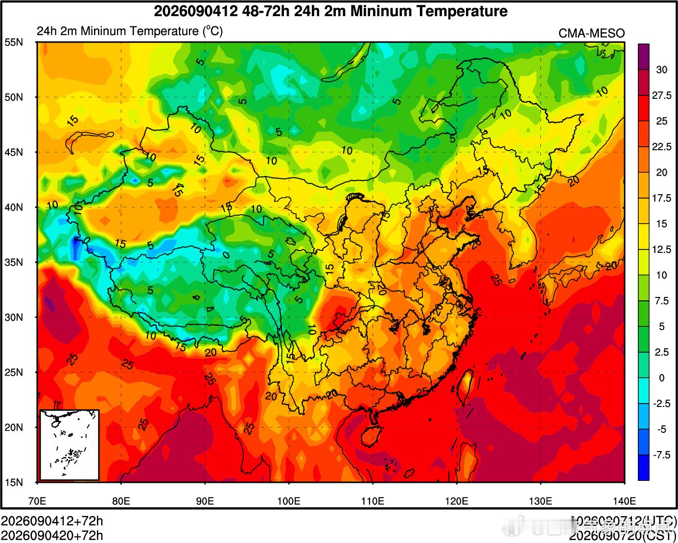 气象观察团 受冷空气影响，预计6-9日，内蒙古中西部、甘肃、青海、华北、东北地区