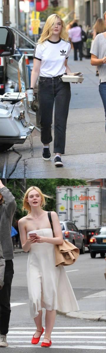 Elle Fanning 少女感夏季穿搭，青春洋溢又很吸睛，值得参考~