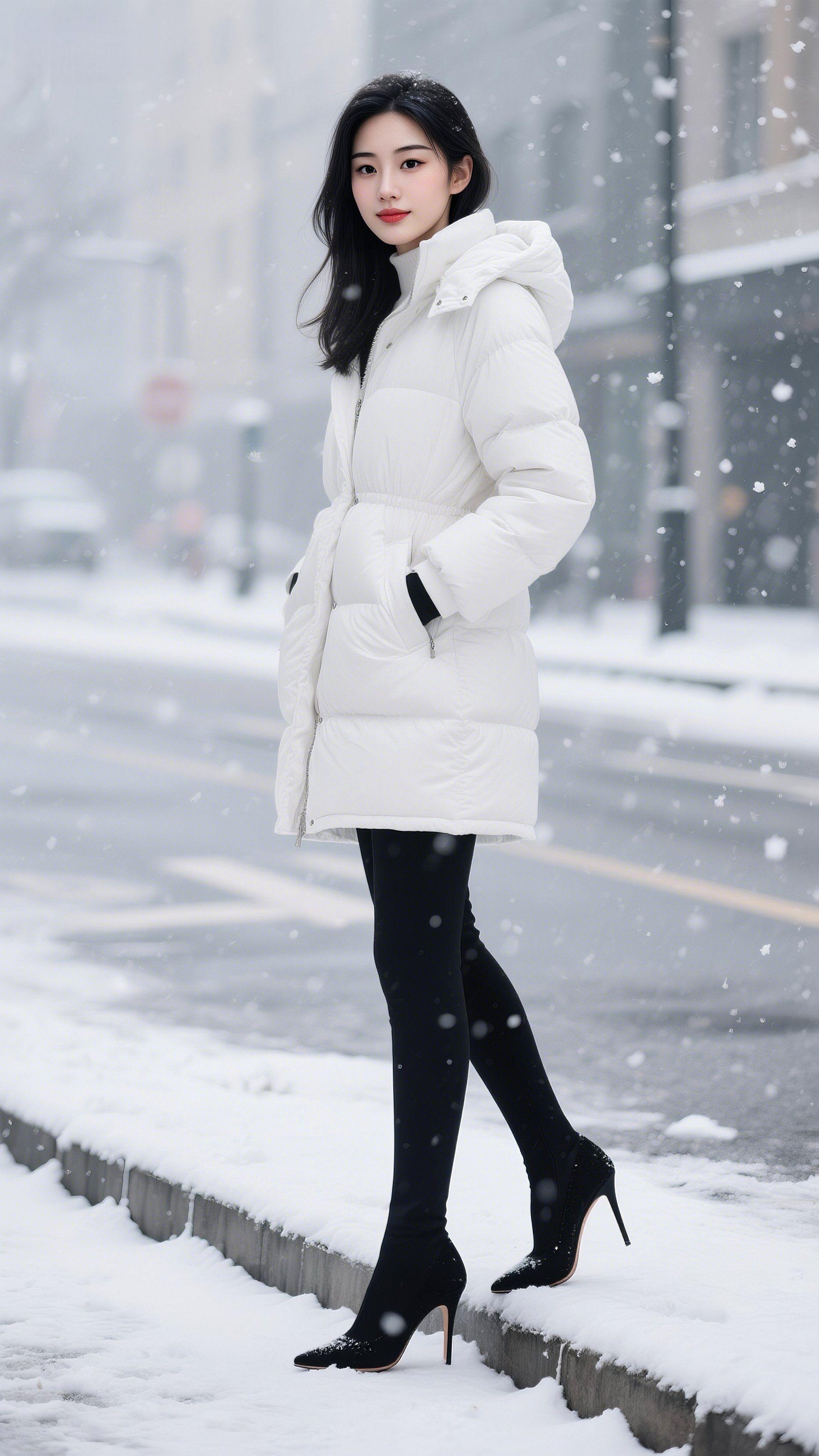 踩在雪地里的每一步，都是冬天的专属浪漫✨