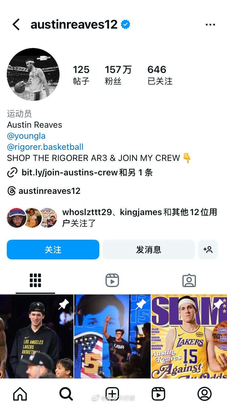 距离詹姆斯离队已过去12小时，一周前签下大合同的里夫斯还没有任何表示😯 